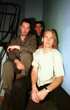 1 Gruppenfoto von Dogstar mit Keanu Reeves (Musiker, Schauspieler, actor), Musik, Portrait, Rock, Film, Hollywoodstar, Copyright: xHAMPELx BriganiArt_00001398_00001398