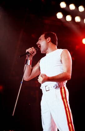 1 Konzert 86: Freddie Mercury á Queen, Rock, Balladen, Musik, Mercury starb am 24.11.1991, *** 1 concert 86 Freddie Mercury á Queen, rock, ballads, music, Mercury died on 24 11 1991, Copyright: xHeinrichx BriganiArt_00010490_00010490