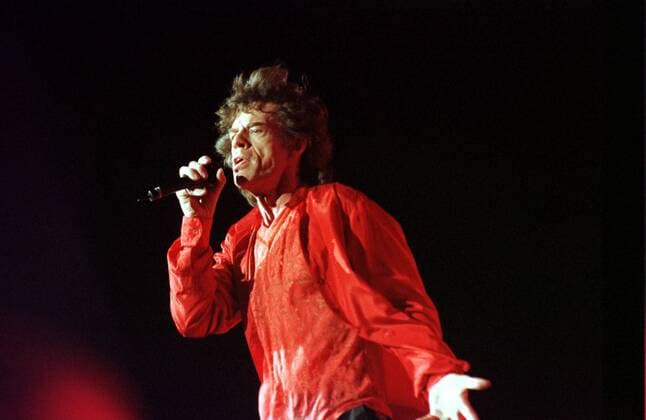 27 Konzert 98: Rolling Stones, Sänger Mick Jagger (voc), Abschlußkonzert zur Bridges To Babylon -Tour in der Waldbühne, Rock, Rockband, Rockveteranen, Musik, Copyright: xPOP-EYE Morlokx 00015691_00015691