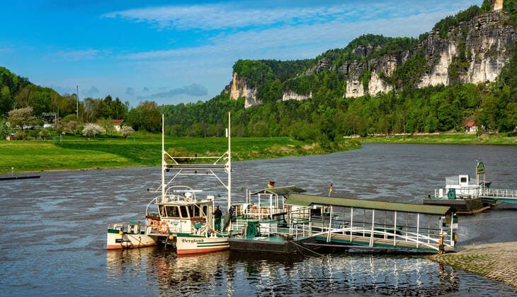 fährschiff,sächsische schweiz,gierseilfähre *** ferry,saxon switzerland,Reaction ferry gfk-kvk