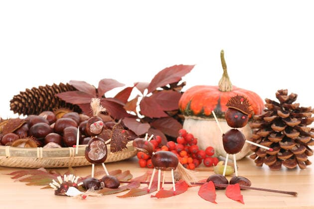 herbstlich,kastanienmännchen,herbstbastelei *** autumn,chestnut men,handicraft ghg-3me