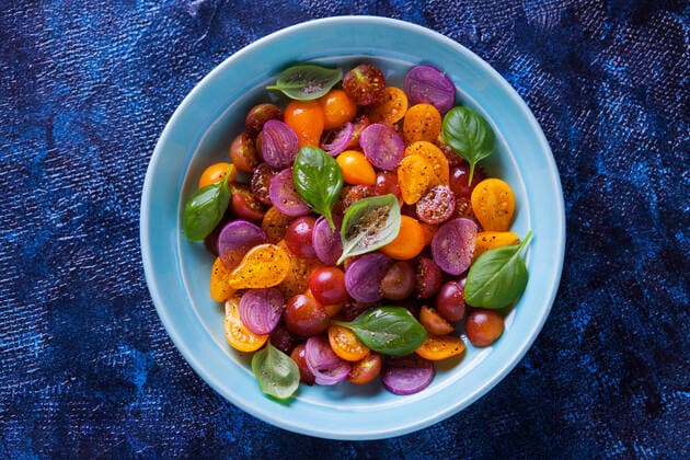 tomatensalat,vegan *** tomato salad,vegan ghg-knh