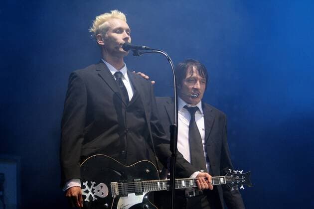 77 Konzert: Die Ärzte, Sänger Farin Urlaub, Schlagzeug Bela B. bei Rock am Ring 2007, Rock, Musik, Nürburg Deutschland, Germany *** 77 concert Die Ärzte, singer Farin Urlaub, drums Bela B at Rock am Ring 2007, rock, music, Nürburg Germany, Germany Copyright: xPOP-EYE Gabschx 00130199_00130199