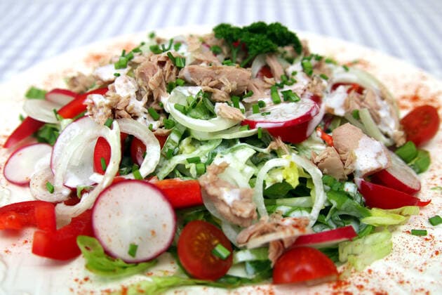 vorspeise,thunfischsalat *** appetizer,tuna salad h1x-h3o