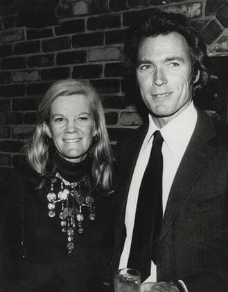 Clint Eastwood Los Angeles.CA.USA. LIBRARY. Clint Eastwood and Maggie Johnson (Maggie Eastwood) in the early 1970s. The couple were legally married 1953-1984. LMK30-SLIB190520PBOR-003 
