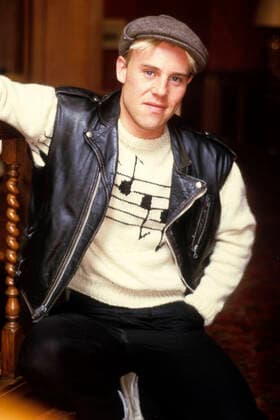 Thomas Dolby von Dolby s Cube bei einem Pressetermin im Belfry Club. London, 04.07.1985 *** Thomas Dolby of Dolby s Cube at a press event at the Belfry Club London, 04 07 1985 Foto:xR.xKeuntjex xFuturexImage