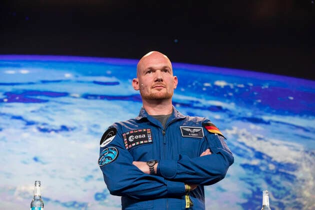 19 Alexander Gerst, Raumfahrer und Vulkanologe spricht von seiner Mission auf der ISS bei der re;publica in der Station Berlin am 08.05.19 Berlin Deutschland, Germany *** 19 Alexander Gerst, astronaut and volcanologist talks about his mission on the ISS at the re publica in the Berlin station on 08 05 19 Berlin Germany, Germany Copyright: xPOP-EYEx xBenxKriemannx 10112103_AlexanderGerst_9786