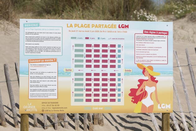 NEWS : Ouverture de la plage de la Grande Motte avec des mesures srictes - 22 05 2020 NEWS : Ouverture de la plage de la Grande Motte - 22 05 2020 RICHARDGosselin Panoramic 