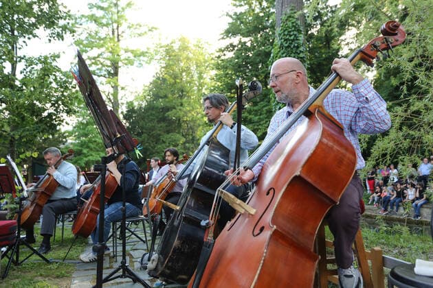 PXL_Concert in the Zoo Zagreb 23.05.2020., Zagreb, Croatia - Concert of the Zagreb Philharmonic Orchestra held at the Zagreb Zoo on Swan Island. The Zoo and the Philharmonic join this collaboration in celebrating the Day of the City of Zagreb. EmicaxElvedji PIXSELL