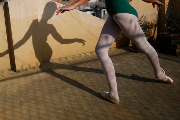May 24, 2020, Kathmandu, Nepal: Alize Biannic, a French ballet dancer practicing ballet in the rooftop of her home on the 62nd day of government imposed nationwide lockdown amid concerns over the spread of coronavirus (COVID-19) infection in Kathmandu, Nepal on Sunday, May 24, 2020. Alize started ballet when she was 10 years old and has been teaching in Nepal since 2014. During the lockdown she has been giving online training and classes to company members and students in UK and France. If we stop training more than 3 days then it will take more than a month to get the technique back says Alize. Kathmandu Nepal - ZUMAg200 20200524_zap_g200_003 Copyright: xSkandaxGautamx