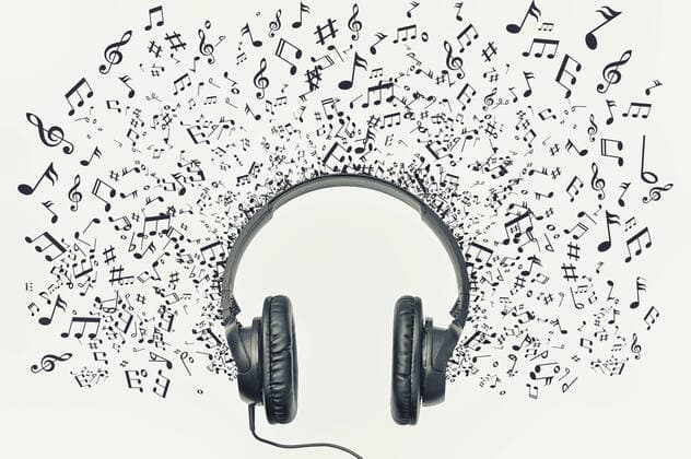 musik,kopfhörer,note