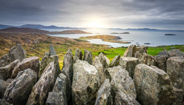 felsküste,irland,atlantik,küstenlandschaft *** rocky,ireland,atlantic ocean,coastline uxj-grk