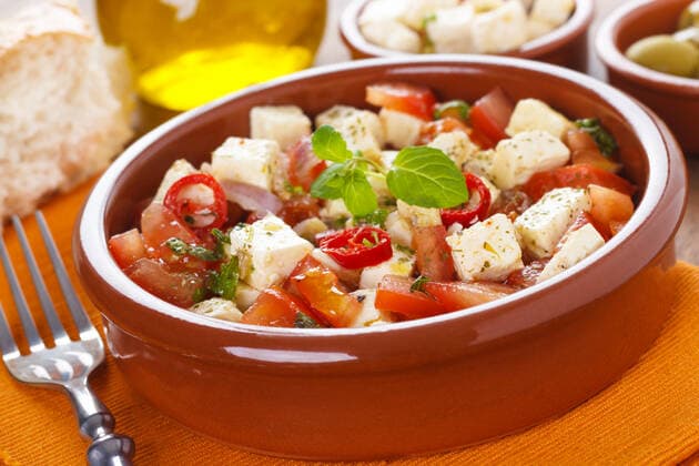 feta,tomatensalat *** feta cheese,tomato salad vvy-fnd