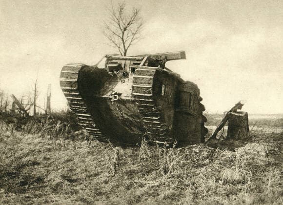 panzer,erster weltkrieg,englischer tank *** tank,world war i,British tank y6x-ffz
