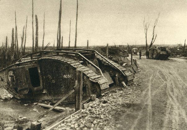 zerstörung,erster weltkrieg,tank-geschwader *** destruction,world war i,Tank Squadron y6x-fio