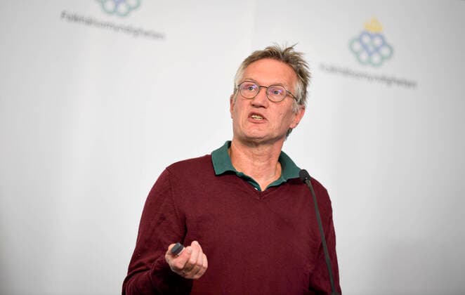 State epidemiologist Anders Tegnell of the Public Health Agency of Sweden speaks during a news conference on a daily update on the coronavirus Covid 19 situation, in Stockholm, Sweden, on May 27, 2020 STOCKHOLM SWEDEN x10050x,  Copyright: xPontusxLundahl TTx SWEDEN HEALTH COVID-19 UPDATE