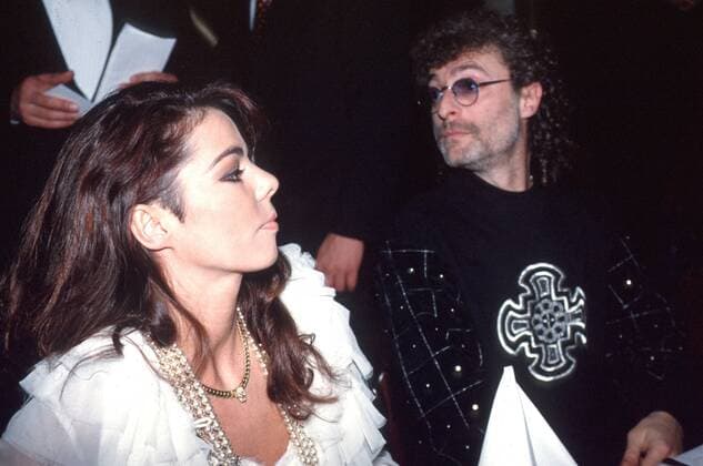 1 Konzert: Sandra & Ehemann Michel Cretu, deutsche Schlagersängerin, Sängerin, Schlager, 80er Jahre, Bild entstand am 15.03.1993 bei der ECHO-Verleihung im Berliner Wintergarten, Musik, Berlin Deutschland, Germany Copyright: xBRIGANI-ART HEINRICHx 00122366_00122366