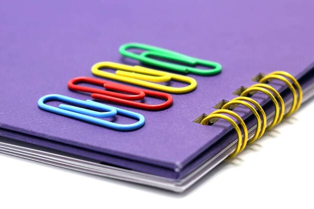 Paper clip Paper clip isolated on white background  Copyright: xleisuretime70x 13236380