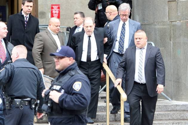 ***FILE PHOTO*** Harvey Weinstein To Face New Rape Lawsuits Including 17 Year-Old. NEW YORK, NY- JANUARY 6: Harvey Weinstein seen exiting at day 1 of the Harvey Weinstein criminal trial in New York City court on January 6, 2020. Copyright: xRWx