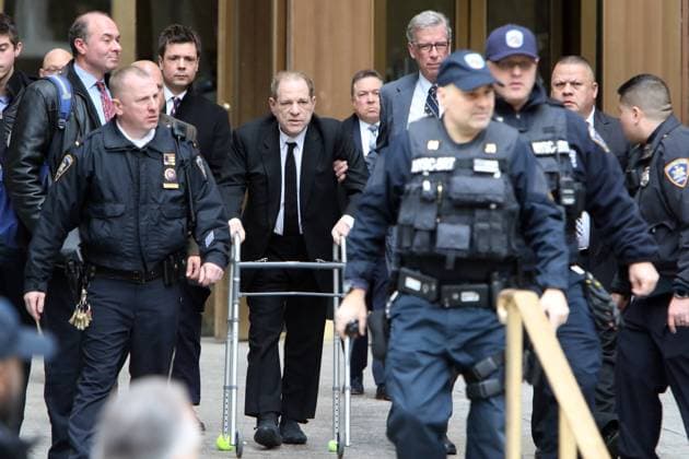 ***FILE PHOTO*** Harvey Weinstein To Face New Rape Lawsuits Including 17 Year-Old. NEW YORK, NY- JANUARY 6: Harvey Weinstein seen exiting at day 1 of the Harvey Weinstein criminal trial in New York City court on January 6, 2020. Copyright: xRWx
