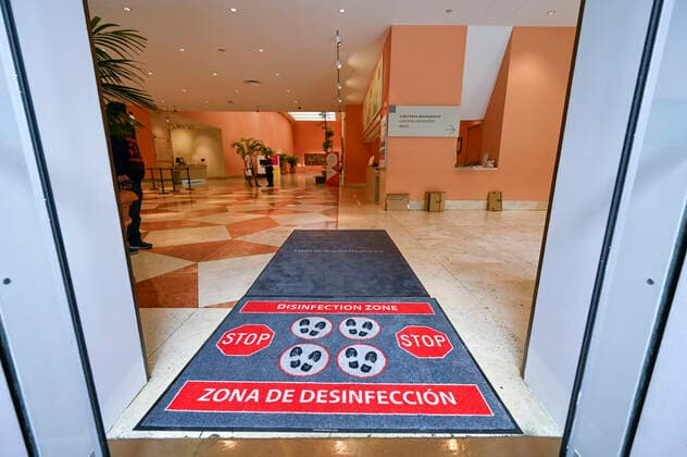 Am Samstag den 06.06. wird das Museo Nacional Thyssen-Bornemisza nach der vorübergehenden Schließung aufgrund der Coronaverordnung, unter der Berücksichtigung der Hygiene- und Abstandsregeln, wieder geöffnet. Madrid, 04.06.2020 Museum Thyssen-Bornemisza