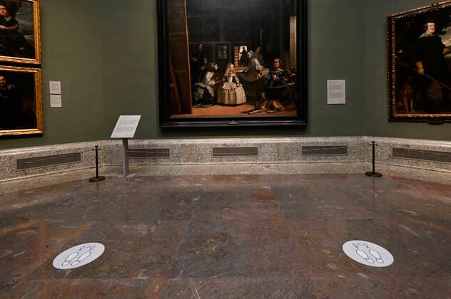 Am Samstag den 06.06. wird das Museo del Prado nach der vorübergehenden Schließung aufgrund der Coronaverordnung, unter der Berücksichtigung der Hygiene- und Abstandsregeln, auf einem ein Viertel seiner Ausstellungsfläche mit reduzierter Kapazität und rund 250 seiner repräsentativsten Werke wieder eröffnet. Madrid, 04.06.2020 Prado Museum