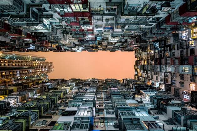IMAGO Nature: Unsere Erde, Umweltprobleme, Überbevölkerung Hong Kong residential buildings  165757605650890764