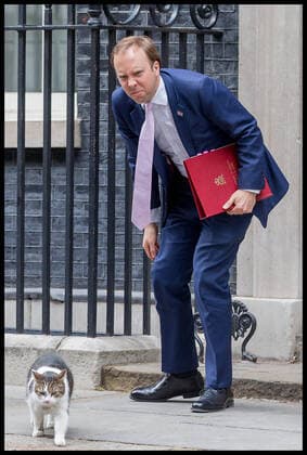 Bilder des Jahres 2020, News 06 Juni News Themen der Woche KW24 News Bilder des Tages . 08 06 2020. London, United Kingdom. Coronavirus Briefing In Downing Street. Matt Hancock - Secretary of State for Health and Social Care arrives in Downing Street ahead of Covid-19 briefing  xMartynxWheatleyx xi-Imagesx IIM-21244-0008