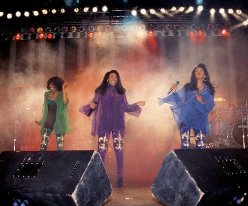 RTWM MediaPunch THE POINTER SISTERS JUNE, ANITA & BONNIE (MID 1990 S) PERFORMING AT THE SUPERDOME, NEW ORLEANS, LOUISANNA Copyright: xRTWMx xMediaPunchx