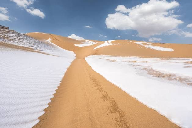 Creative Highlights World Desert after snow  341615247744827435