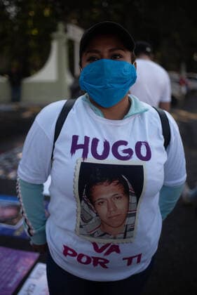 June 15, 2020, Xalapa, Veracruz, Mo xico: During the visit of President Andres Manuel Lopez Obrador to the city of Xalapa, relatives of disappeared people held a demonstration to ask for their support and to fulfill the campaign promises. Xalapa MÃ xico - ZUMAqp1_ 20200615_zip_qp1_012 Copyright: xHectorxAdolfoxQuintanarxPerezx