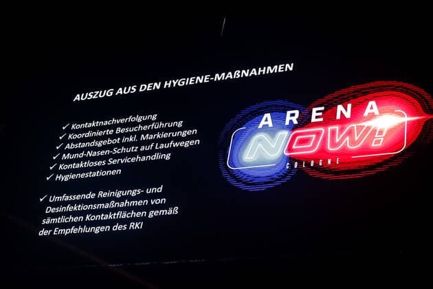 ARNEA NOW! Konzeptvorstellung 18.06.2020 Hygienemassnahmen waehrend der Veranstaltung Praesentation des ARNEA NOW! Konzepts; 18.06.2020 Koeln LanxessArena NRW Deutschland Copyright: xBEAUTIFULxSPORTS Wunderlx