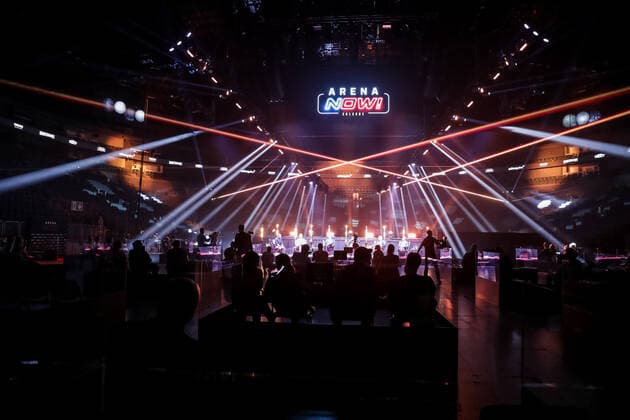 ARNEA NOW! Konzeptvorstellung 18.06.2020 Journalisten sitzen in den Zuschauerboxen waehrend das ARENA NOW! Konzept vorgestellt wird Praesentation des ARNEA NOW! Konzepts; 18.06.2020 Koeln LanxessArena NRW Deutschland Copyright: xBEAUTIFULxSPORTS Wunderlx