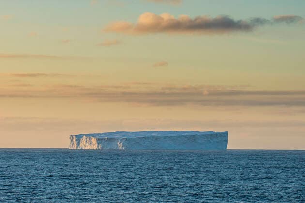 Iceberg floating in South Orkney Islands archipelago RUNF03504