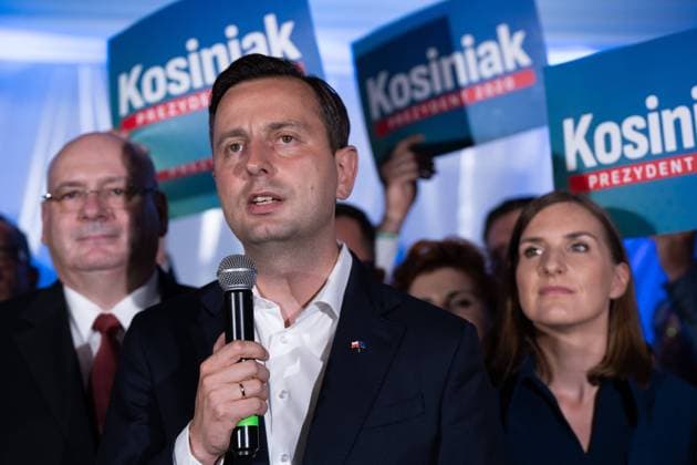 Presidential election 2020 in Poland. Wladyslaw Kosiniak-Kamysz s electoral evening Presidential election 2020 in Poland. Wladyslaw Kosiniak-Kamysz s electoral evening on June 28, 2020 in Warsaw, Poland Wladyslaw Kosiniak-Kamysz EN_01434733_0069 