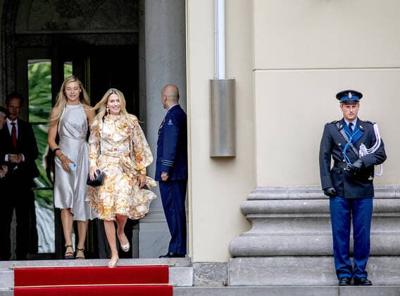 Bilder des Jahres 2020, Entertainment 06 Juni Entertainment Bilder des Tages 30-06-2020 Uitblinkers lunch Estavana Polman and Jutta Leerdam leaving the Noordeinde Palace after the stars luch with the royal couple in The Hague.  Copyright: xPPEx