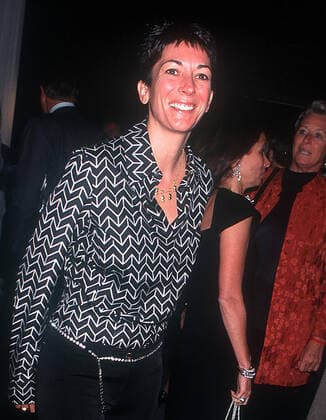 October 19, 2000, New York, NY, USA: British socialite GHISLAINE MAXWELL, 38, at the Antique Show at the New York Armory. New York USA - ZUMAg49_ 20001019_zap_g122_996 Copyright: xRosexHartmanx