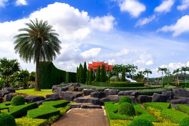 End of the Road from Stonehenge. End of the Road from Stonehenge in Nong Nooch Garden.  Copyright: xGNNickx 13460214