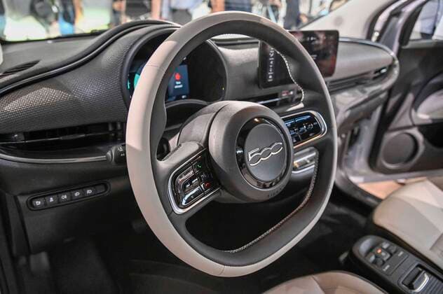 Turin. Absolute preview of the FIAT 500e electric car In the picture:  Copyright: xRiccardoxGiordanox xIPAx xFotosickix