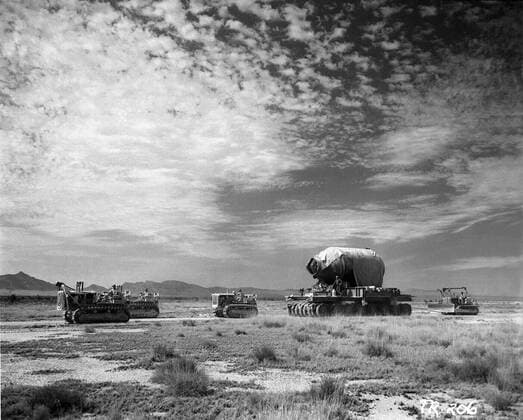...... Today (16 July) marks the chilling anniversary of the detonation of the first ever nuclear bomb. Now, I am become Death, the destroyer of worlds. J. Robert Oppenheimer, speaking at the detonation of his invention, the first atomic bomb. On 16 July 1945, the ?Trinity? nuclear test plunged humanity into the so-called Atomic Age. The first-ever nuclear bomb was detonated in New Mexico, at the Alamogordo Test Range. Nicknamed the gadget, the plutonium-based implosion-type device yielded 19 kilotons, creating a crater over 300 metres wide. Three weeks after the test, on 6 and 9 August 1945, nuclear bombs one of them based on the Trinity design - were dropped on the Japane Copyright: xx 40719189 EDITORIAL USE ONLY. NOT FOR USE BY NEWSPAPERS BASED IN THE UK.
