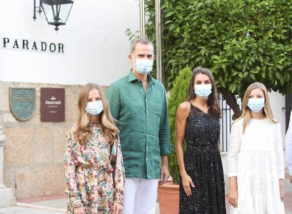 22-07-2020 Spain Queen Letizia and King Felipe and Crown Princess Leonor and Princess Sofia visited the National Museum of Roman Art as part of their visit to Merida, Spain. No Spain  Copyright: xPPEx