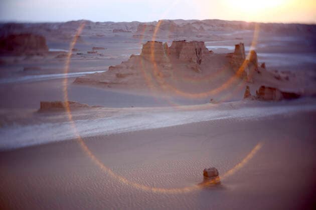 Iran, Lut Desert at sunset DSGF02166