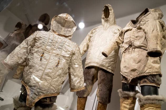 Udstillingen Eskimoer og Groenland paa Nationalmuseet i Koebenhavn, torsdag den 30. juli 2020. Nationalmuseet vil i naeste uge begynde arbejdet med at droppe ordet eskimo i sin arktiske udstilling Eskimoer og Groenland . Det skyldes , at ordet eskimo af mange opfattes nedsaettende.. , Copenhagen Denmark  Copyright: RitzauxScanpix MadsxClausxRasmussenx cop101 spdk20200730-120903-L