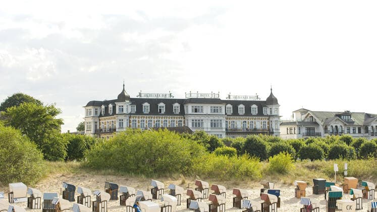 Ahlbeck GER, MV, Usedom, 29.07.20, Blick auf das Hotel Ahlbeckerhof an der Strandpromenade, 29.07.2020, Copyright: xUwexKoch Eibner-Pressefotox EP_UKH