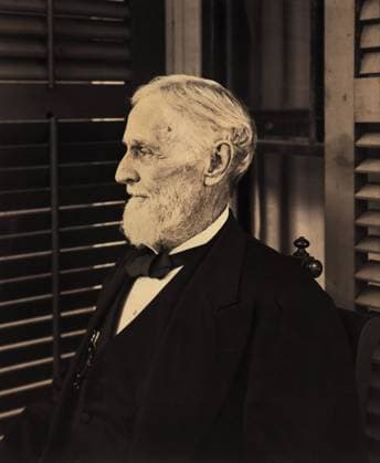 Jefferson Davis (1808-89), President of the Confederate States during American Civil War, Head and Shoulders Portrait during portrait session at Davis home Beauvoir, near Biloxi, Mississippi, USA, Edward L. Wilson, 1885  Copyright: xCircaxImagesx ghi-circa08571