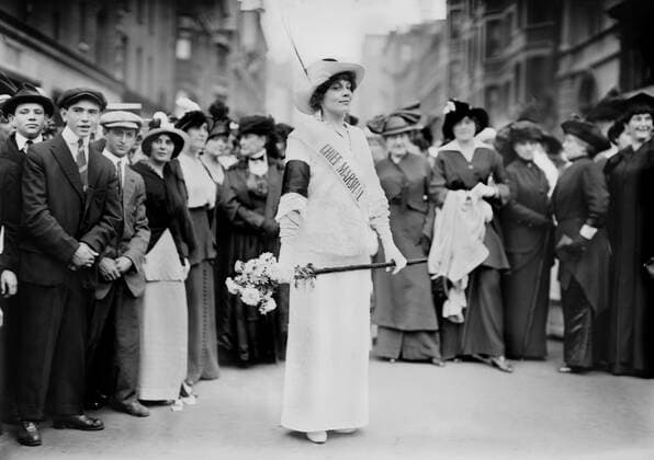 May 28, 2020, New York City, New York, USA: Portia Willis, serving as Grand Marshall of the New York Women s Peace Parade shortly after start of World War I, Fifth Avenue, New York City, New York, USA, Bain News Service, August 29, 1914 New York City USA - ZUMAg145 20200528_zza_g145_008 Copyright: xJTxVintagex