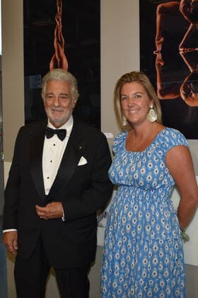 Placido Domingo, Daisy von Sailern, Fotokünstlerin, Österreichischer Musiktheaterpreis, Gala, Terminal 2, Salzburg 2020,
