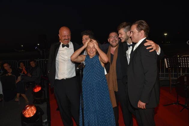 Isabel von Karajan, Crew, Beste Uraufführung, Stillhang, Festspiele Erl, Österreichischer Musiktheaterpreis, Gala, Terminal 2, Salzburg 2020,