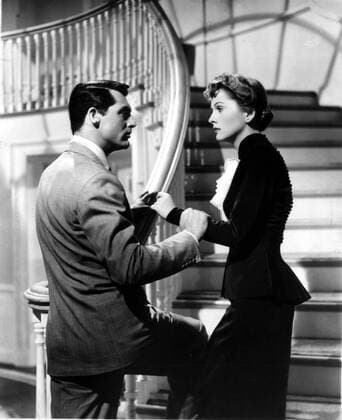 OSCARS. Beste Hauptdarstellerin. Preisträgerinnen 1941-1950 SUSPICION CARY GRANT, JOAN FONTAINE Date: 1941. Strictly editorial use only in conjunction with the promotion of the film. Credit line mandatory. This image is copyright of the film company and is supplied under the terms of issue as film still. No commercial or book cover use permitted without prior consent from the film company.  Mandatory credit line: Image courtesy RKO RADIO PICTURES Ronald Grant Archive Mary Evans