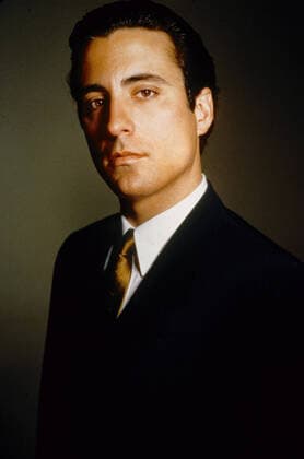THE GODFATHER PART 3 ANDY GARCIA PORTRAIT Date: 1990. Strictly editorial use only in conjunction with the promotion of the film. Credit line mandatory. This image is copyright of the film company and is supplied under the terms of issue as film still. No commercial or book cover use permitted without prior consent from the film company.  Mandatory credit line: Image courtesy Ronald Grant Archive Mary Evans